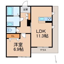 和歌山駅 徒歩13分 1階の物件間取画像